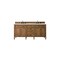 James Martin Vanities Brittany 72in Double Vanity, Saddle Brown w/ 3 CM Ethereal Noctis Quartz Top 650-V72-SBR-3ENC - alternate 1